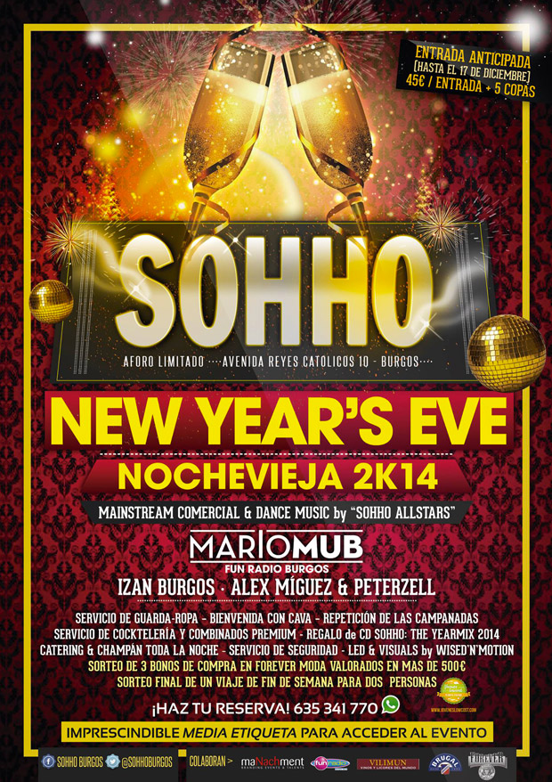 Nochevieja Sohho Burgos